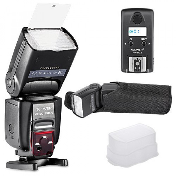 Neewer nw570 Master Slave Wireless Flash Speedlite mit integriertem 2,4 G Blitzauslöser System für Nikon Kameras wie D7200 D7100 D5200 D5100 D5000 D3000 D3100 D700 D600 D90 D80 D70-39